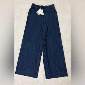 ICHI wide-leg denim pants